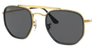 Cristales originales Ray-Ban RB3648M The Marshal II, color B1 · Gris oscuro