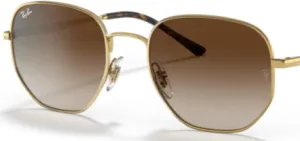 Cristales originales Ray-Ban RB3682, color 13 · Marrón degradado · plástico