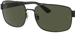 Cristales originales Ray-Ban RB3687, color 31 · Verde