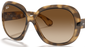 Cristales originales Ray-Ban RB4098 Jackie Ohh II, color 13 · Marrón degradado · plástico