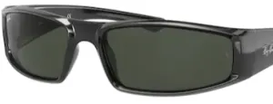 Cristales originales Ray-Ban RB4335, color 71 · Verde · plástico