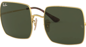 Lentes originales Ray-Ban RB1971 Square, color 31 · Verde