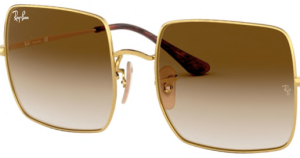 Lentes originales Ray-Ban RB1971 Square, color 51 · Marrón claro degradado