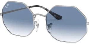 Cristales originales Ray-Ban RB1972 Octagon, color 3F · Azul degradado