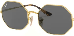 Cristales originales Ray-Ban RB1972 Octagon, color B1 · Gris oscuro