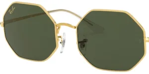 Cristales originales Ray-Ban RB1972 Octagon, color 31 · Verde
