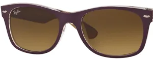 Lentes originales Ray-Ban RB2132 New Wayfarer, color 85 · Marrón degradado
