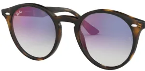 Lentes originales Ray-Ban RB2180, color X0 · Azul degradado espejo · plástico