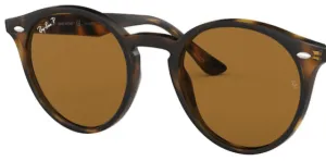 Lentes originales Ray-Ban RB2180, color 83 · Polarizado marrón · plástico