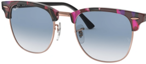 Lentes originales Ray-Ban RB3016 Clubmaster, color 3F · Azul degradado