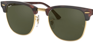 Lentes originales Ray-Ban RB3016 Clubmaster, color 58 · Verde polarizado