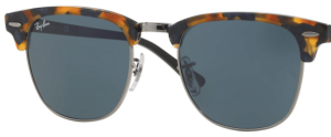 Lentes originales Ray-Ban RB3016 Clubmaster, color R5 · Gris