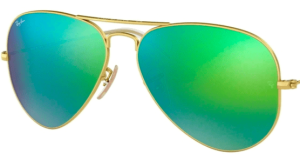Lentes originales Ray-Ban RB8307, color 19 · Verde flash espejo