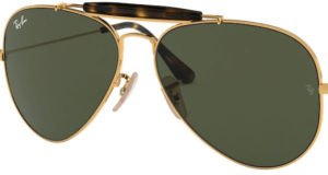 Lentes originales Ray-Ban RB3029 Outdoorsman II, color G15 · Verde clásico
