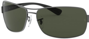 Cristales originales Ray-Ban RB3379, color 58 · Verde polarizado · plástico