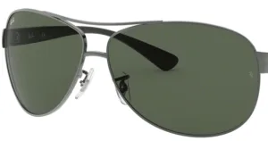 Lentes originales Ray-Ban RB3386, color 71 · Verde · plástico