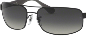 Lentes originales Ray-Ban RB3445, color 11 · Gris degradado · plástico