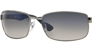 Lentes originales Ray-Ban RB3478, color 78 · Azul degraded gris polarizado