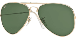 Cristales originales Ray-Ban RB3479 Aviator Folding, color G15 · Verde clásico