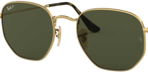Lentes originales Ray-Ban RB3548N Hexagonal, color 58 · Verde polarizado