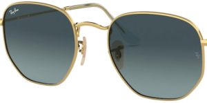 Lentes originales Ray-Ban RB3548N Hexagonal, color 3M · Azul degradado