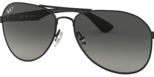 Lentes originales Ray-Ban RB3549, color T3 · Gris oscuro degradado polarizado · plástico