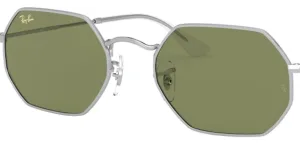 Cristales originales Ray-Ban RB3556 Octagonal, color 4E · Verde