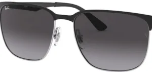 Lentes originales Ray-Ban RB3569, color 8G · Gris degradado · plástico
