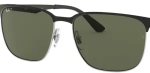 Lentes originales Ray-Ban RB3569, color 9A · Verde polarizado · plástico