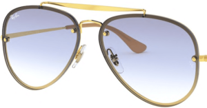 Cristales originales Ray-Ban RB3584N Blaze Aviator, color 19 · Transparente degradado azul claro · plástico