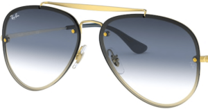 Cristales originales Ray-Ban RB3584N Blaze Aviator, color 0S · Transparente/azul/gris degradado · plástico
