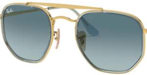 Cristales originales Ray-Ban RB3648 The Marshal, color 3M · Azul degradado