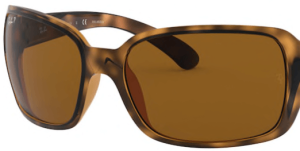 Lentes originales Ray-Ban RB4068, color 57 · Polarizaded marrón