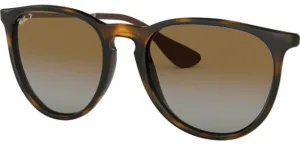 Lentes originales Ray-Ban RB4171 Erika, color T5 · Marrón degradado polarizado · plástico