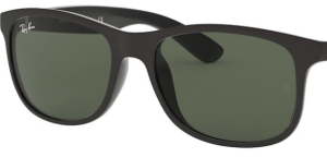 Lentes originales Ray-Ban RB4202 Andy, color 71 · Verde · plástico