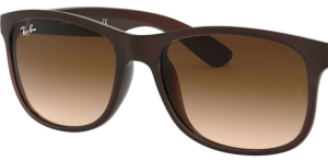 Lentes originales Ray-Ban RB4202 Andy, color 13 · Marrón degradado · plástico