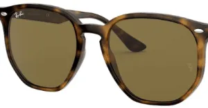 Cristales originales Ray-Ban RB4306, color 73 · Marrón · plástico