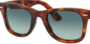 Lentes originales Ray-Ban RB4340 Wayfarer, color 3M · Azul degradado
