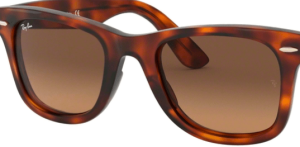 Lentes originales Ray-Ban RB4340 Wayfarer, color 43 · Marrón degradado gris