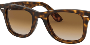 Lentes originales Ray-Ban RB4340 Wayfarer, color 51 · Marrón claro degradado