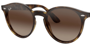 Cristales originales Ray-Ban RB4380N, color 13 · Marrón degradado · plástico