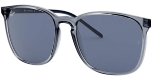 Lentes originales Ray-Ban RB4387, color 80 · Azul oscuro · plástico