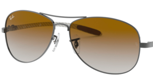 Lentes originales Ray-Ban RB8301, color 51 · Marrón claro degradado · plástico