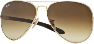 Lentes originales Ray-Ban RB8307, color 85 · Marrón degradado