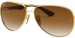 Lentes originales Ray-Ban RB8313 Carbon Fibre, color 51 · Marrón claro degradado · plástico