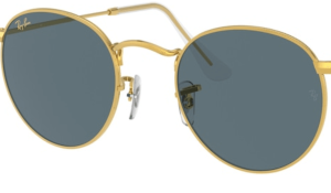 Lentes originales Ray-Ban RB3447 Round Metal, color R5 · Gris