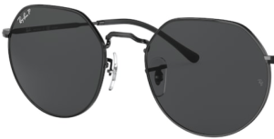 Lentes originales Ray-Ban RB3565 Jack, color 48 · Negro polarizado