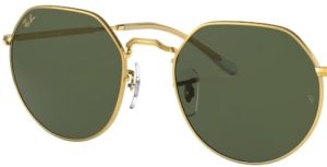 Lentes originales Ray-Ban RB3565 Jack, color 31 · Verde