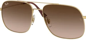 Cristales originales Ray-Ban RB3595 Andrea, color 13 · Marrón degradado · plástico