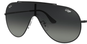 Lentes originales Ray-Ban RB3597 Wings, color 11 · Gris degradado · plástico